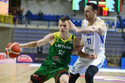 Сборная Литвы в Чехии одержала вторую победу в отборе ЧМ-2023 по баскетболу
