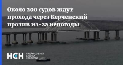 Около 200 судов ждут прохода через Керченский пролив из-за непогоды
