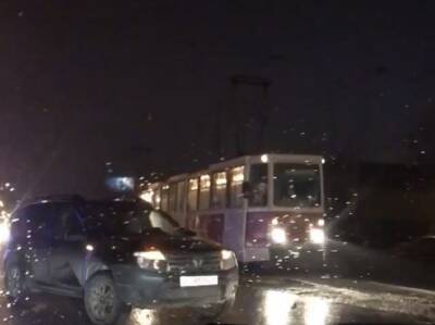Авария на Новолипецке парализовала трамвайное движение