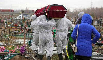 Россия заняла второе место по количеству дополнительных смертей с начала пандемии