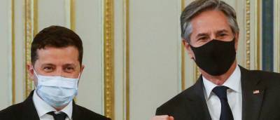 Зеленский и Блинкен обсудили ситуацию в Донбассе и военное сотрудничества США и Украины