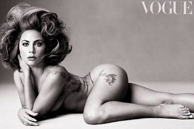 Леди Гага снялась обнаженной для обложек Vogue