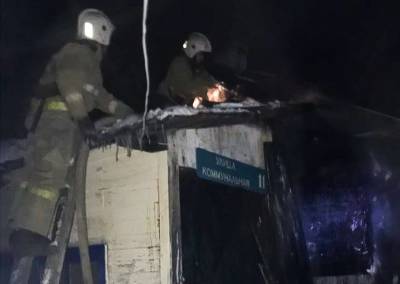 В Сосногорском районе произошло два пожара