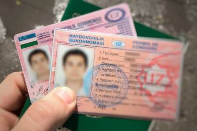 Узбекистанцы, находящиеся в России, смогут заменить свои водительские права старого образца на новые в посольстве и консульствах