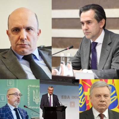 Верховная Рада Украины сегодня уволила 5 министров
