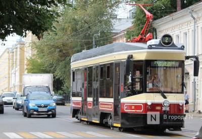 Семь из 11 ретро-трамваев поступили в Нижний Новгород