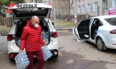 Волонтеры «Единой России» отвезли воду в 13 ульяновских больниц в ходе акции «Спасибо врачам»