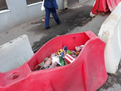 Жители Выборга поделились кадрами «новой модели мусорных контейнеров»