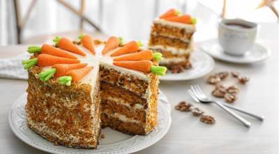 Топ-5 десертов с морковью: торт, макарон, печенье и брауни