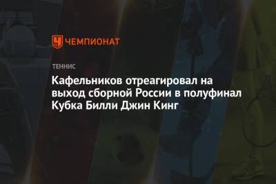 Кафельников отреагировал на выход сборной России в полуфинал Кубка Билли Джин Кинг