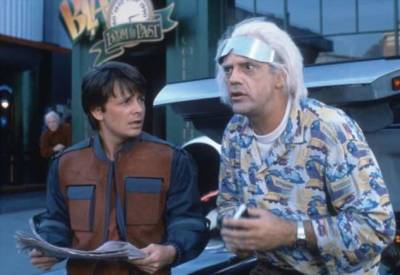 Майкл Джей Фокс и Кристофер Ллойд встретились через 35 лет после выхода первого фильма «Назад в будущее»