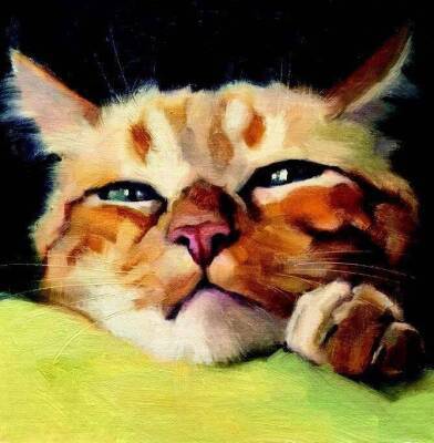 Художница Катя Минкина рисует кошек: филигранное исполнение