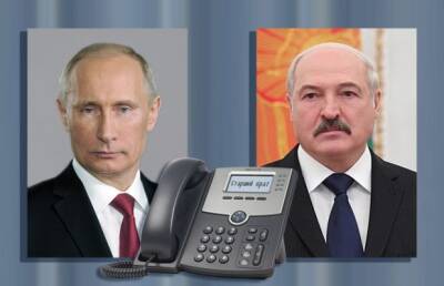Лукашенко обсудил с Путиным ситуацию на белорусско-польской границе