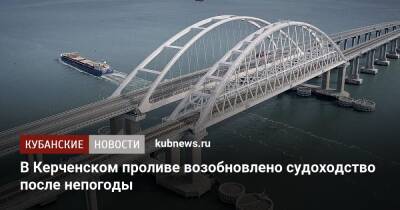 В Керченском проливе возобновлено судоходство после непогоды - kubnews.ru - Краснодарский край