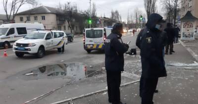 В Киеве взорвали банкомат и похитили кассеты с деньгами