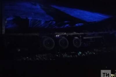 В Татарстане в ДТП свалился в кювет грузовик из Удмуртии