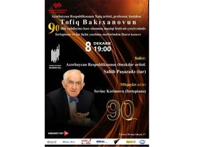 В Баку пройдет музыкальный фестиваль к 90-летию народного артиста Тофига Бакиханова (ФОТО)