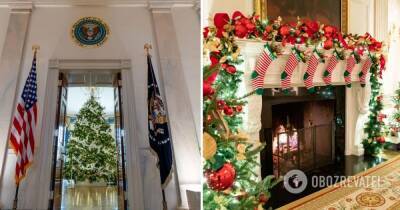 Рождество и Новый год: первая леди США Джилл Байден показала, как она украсила Белый дом - фото