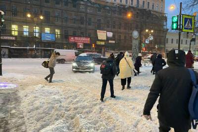 Первый снегопад парализовал Петербург