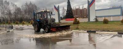 Коммунальщики Электрогорска устраняют последствия непогоды на дорогах