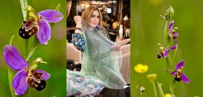 Фахрия Халафова впервые создала текстильный принт цветка харыбюльбюль – платье будет представлено на Azerbaijan Fashion Week (ФОТО) - trend.az - Азербайджан - Baku