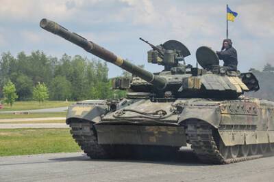 В США показали украинский танк Т-84 в прицеле