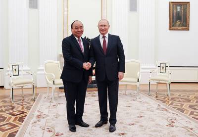 Путин обсудил с президентом Вьетнама экономическое сотрудничество
