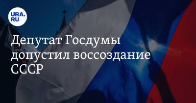 Депутат Госдумы допустил воссоздание СССР