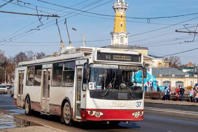 В праздничные дни в Костроме не будут работать три троллейбусные маршрута