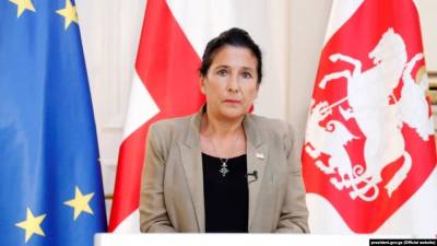 Президент Грузии отказалась помиловать Саакашвили
