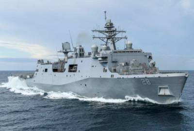 Новейший десантный корабль ВМС США успешно прошел первый этап ходовых испытаний