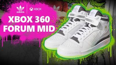 Microsoft и Adidas выпустили еще одну пару кроссовок к 20-летию Xbox — Xbox 360 Forum Mid (их можно будет купить)