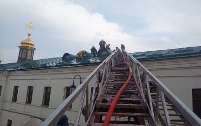 В Киеве возник пожар в Киево-Печерской Лавре