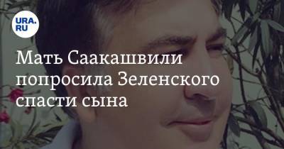 Мать Саакашвили попросила Зеленского спасти сына