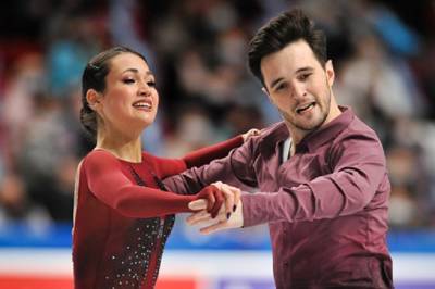 Фигуристы Худайбердиева и Базин победили в танцах на льду на турнире в Риге