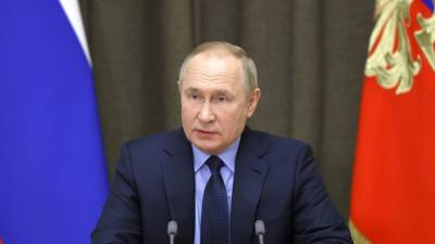 Путин участвует в заседании Высшего госсовета Союзного государства