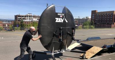 Летающая тарелка для землян: в США разработали забавный электросамолет (видео, фото)
