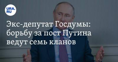 Экс-депутат Госдумы: борьбу за пост Путина ведут семь кланов
