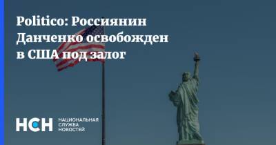 Politico: Россиянин Данченко освобожден в США под залог