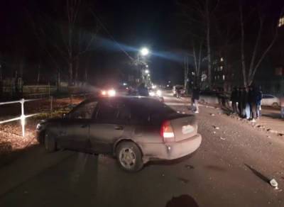 В Башкирии столкнулись две иномарки: пострадал мужчина