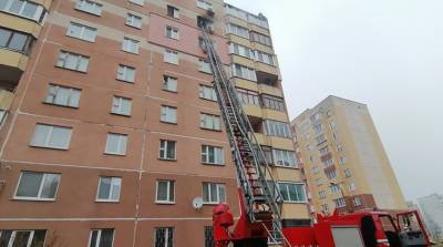 При пожаре в многоэтажке в Витебске спасли бабушку и внучку