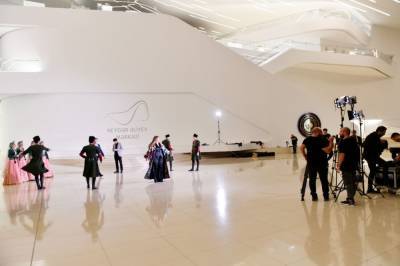 В Центре Гейдара Алиева проходят съемки концертной программы, посвященной Дню Победы Азербайджана (ФОТО)