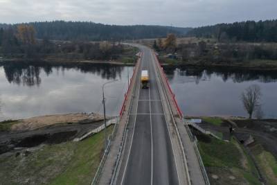 Дорожники завершили ремонт на мосту через Вуоксу у МАПП Светогорск