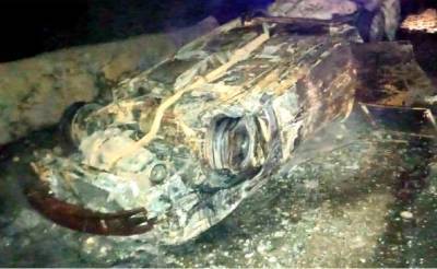 В Кашкадарье водитель сгорел заживо в своем автомобиле. Видео