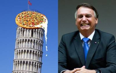 Президента Бразилии высмеяли за "башню пиццы"