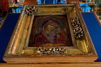 В Тихвинский храм в Рыбновском районе спустя 80 лет возвращена древняя икона