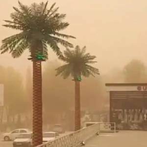 В Ташкенте произошла мощная песчаная буря
