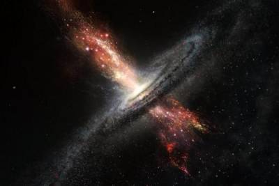 Черная дыра может создать звезду