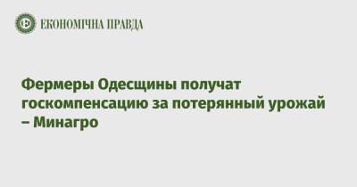 Фермеры Одесщины получат госкомпенсацию за потерянный урожай – Минагро