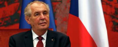 Врачи: чешский президент Милош Земан не может исполнять свои обязанности